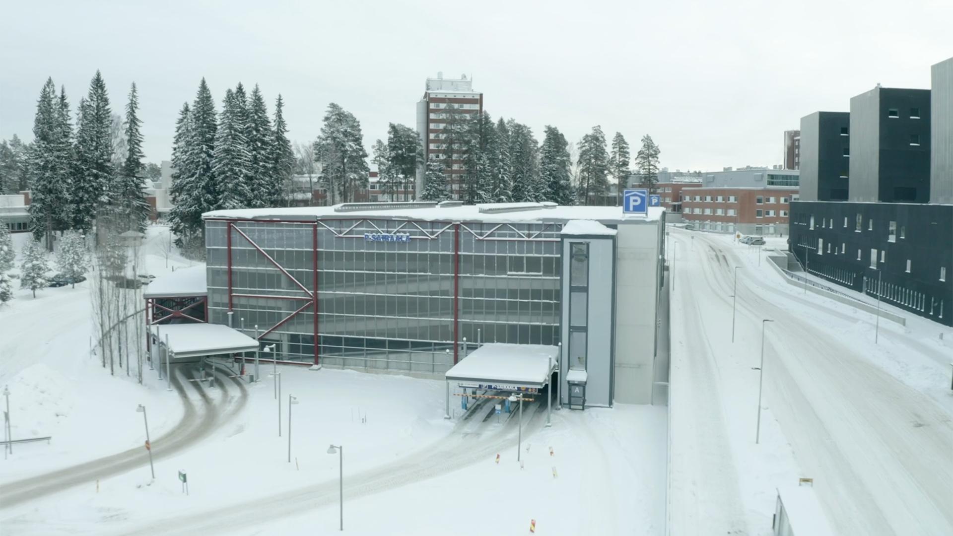 Sairaala Novan asiakaspysäköinti - Jyväs-Parkki